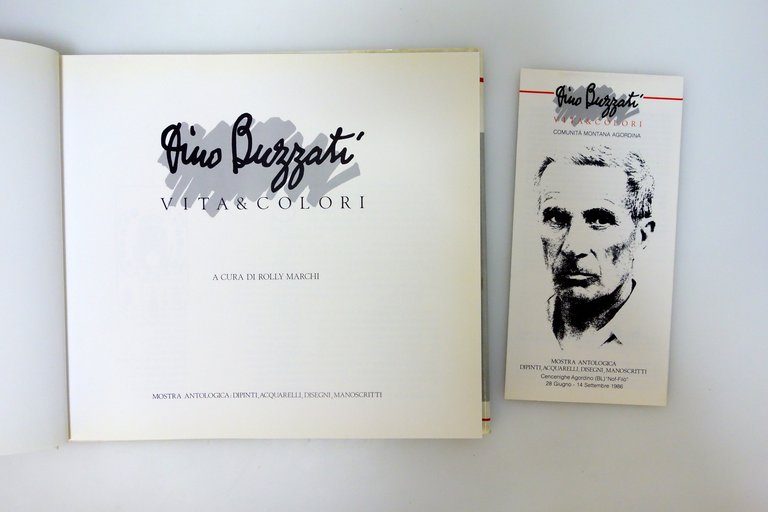 Dino Buzzati Vita e Colori Comunità Montana Agordina 1986 Catalogo …
