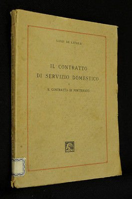 Diritto Portinai Il contratto di servizio domestico Luigi De Litala …