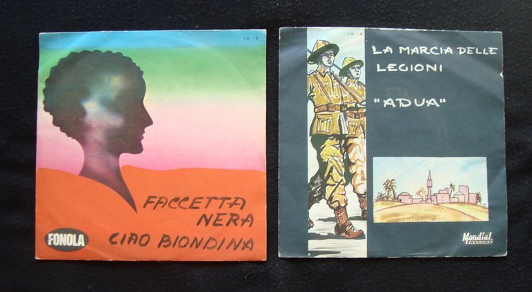 Dischi ventennio quattro buste anni 50 Mondial Record Fonola