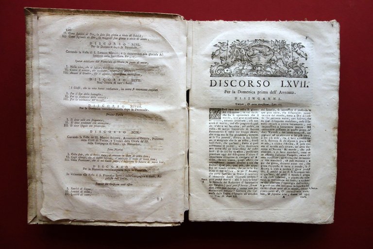 Discorsi per l'Esercizio della Buona Morte Bordoni Fenzo Venezia 1764 …