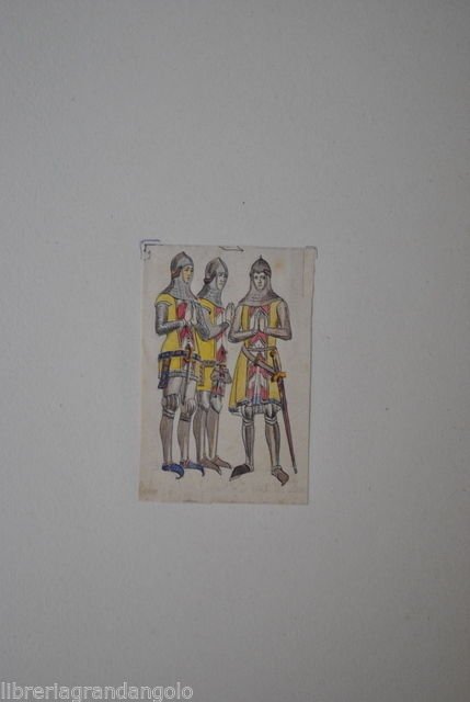 Disegno Acquerello Matita China Soldati Cavalieri Conti Neuchatel Svizzera 1850 | Immagine principale