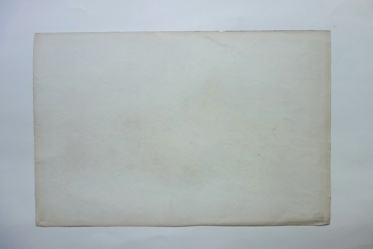 Disegno Originale Grest Veduta Cittadina 1940 Cartoncino Non Firmato