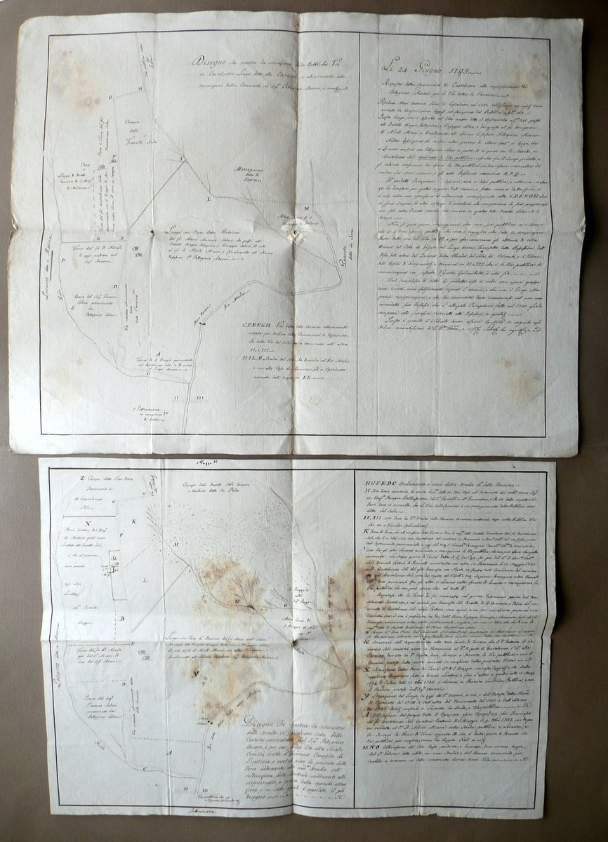 Disegno Pubbliche Vie Comune di Castelvetro Cavaine Azzani Soli Selmi …