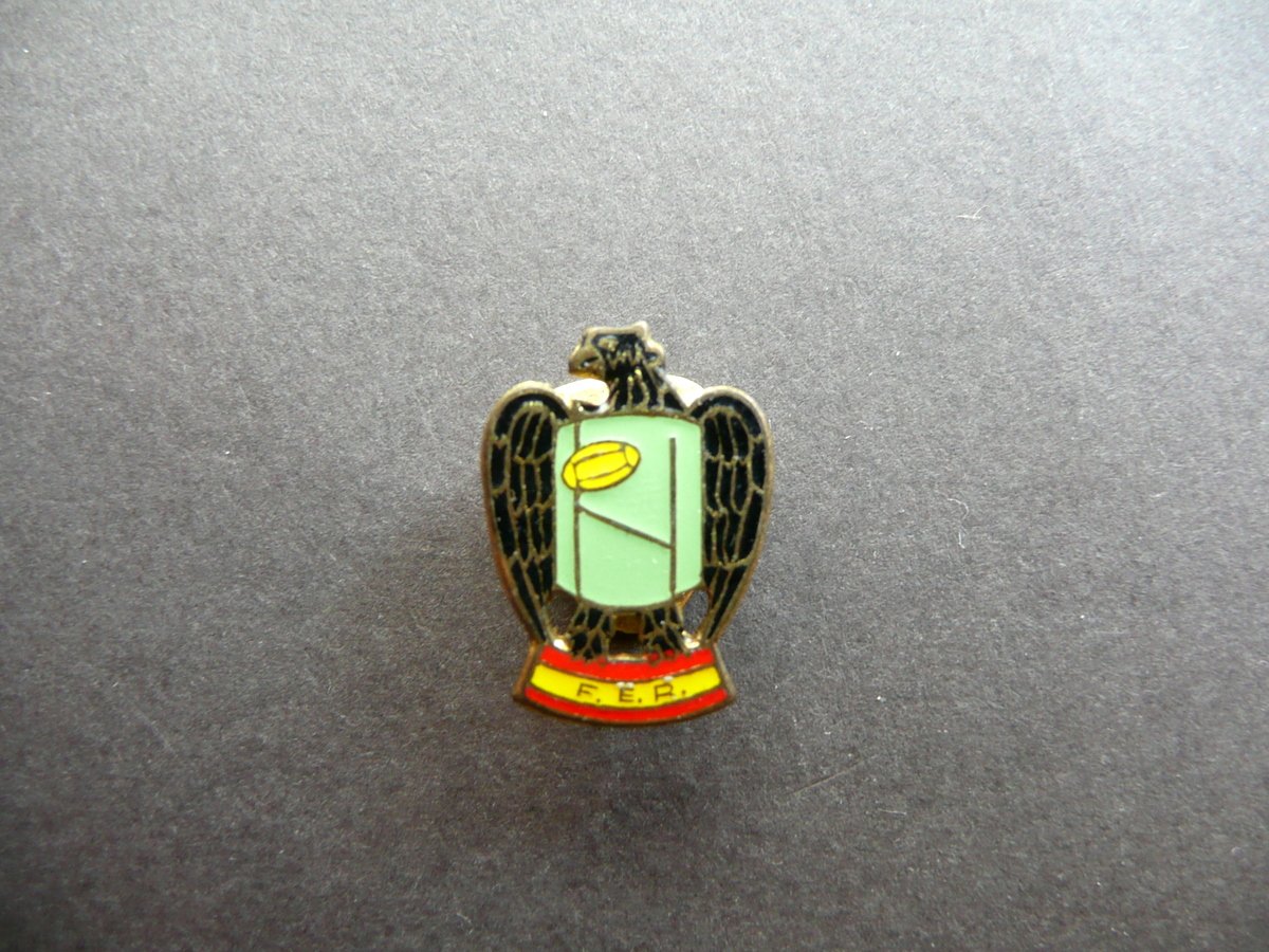 Distintivo Sportivo Rugby F.E.R. Aquila Sport Smaltato Piedino Originale