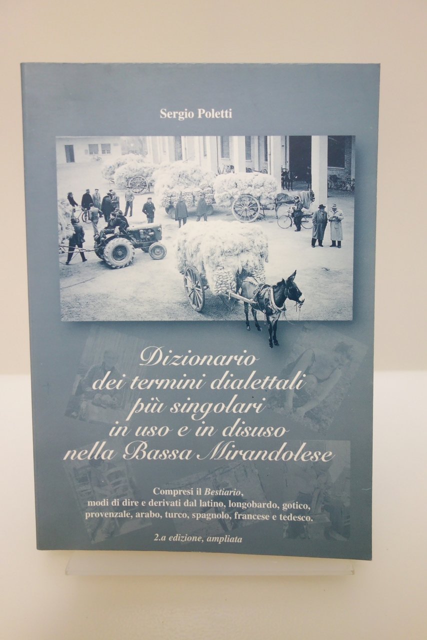 DIZIONARIO DEI TERMINI DIALETTALI BASSA MIRANDOLESE POLETTI SECONDA ED. MODENA | Immagine principale