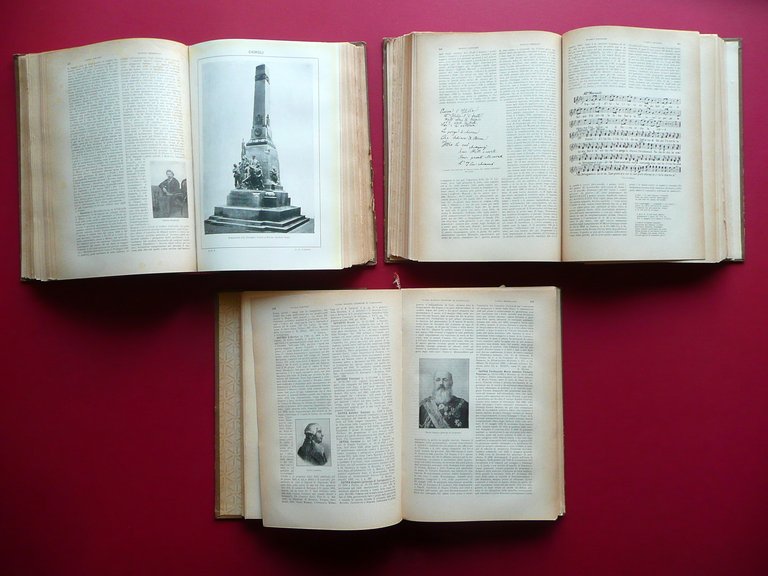 Dizionario del Risorgimento Nazionale Persone Vollumi II-III-IV Completo 1930-37