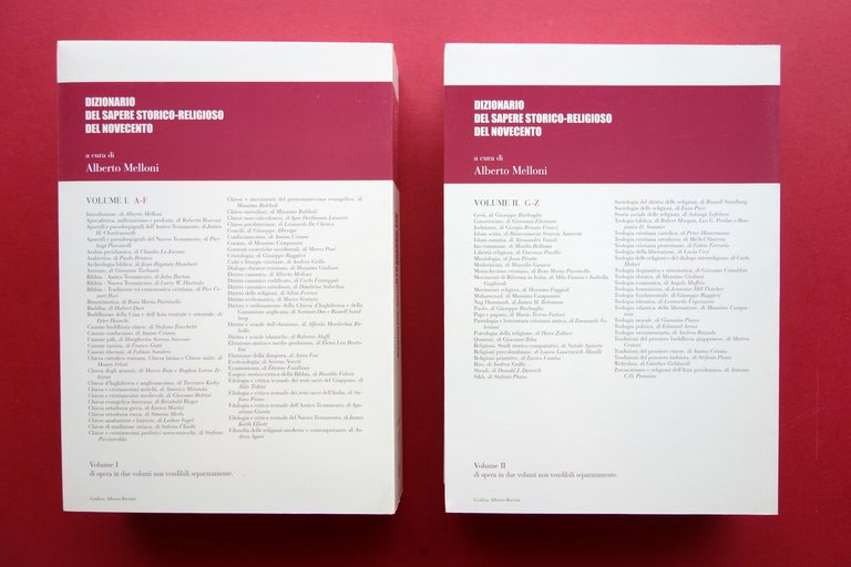 Dizionario del Sapere Storico Religioso del '900 Melloni Il Mulino …