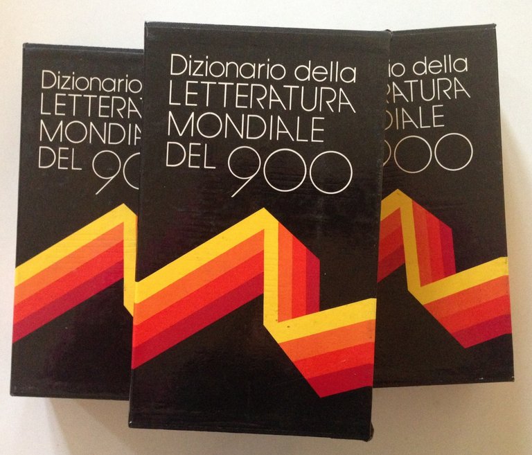 Dizionario Della Letteratura Mondiale del '900 3 Volumi Edizioni Paoline …