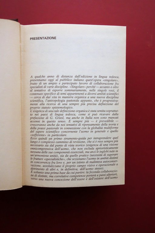 Dizionario di Antropologia Pastorale AA. VV. EDB Dehoniane Bologna 1980
