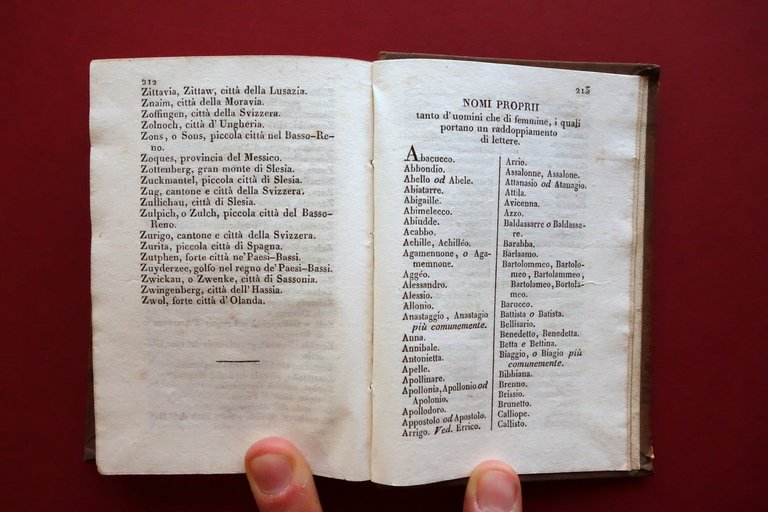 Dizionario Ortografico di Geografia Moderna Tipi della Minerva Padova 1831 | Immagine Gallery 5