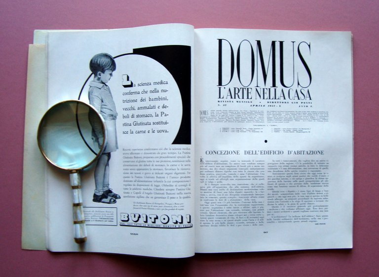 Domus L'Arte nella Casa N 52 Aprile 1932 Rivista Gio …