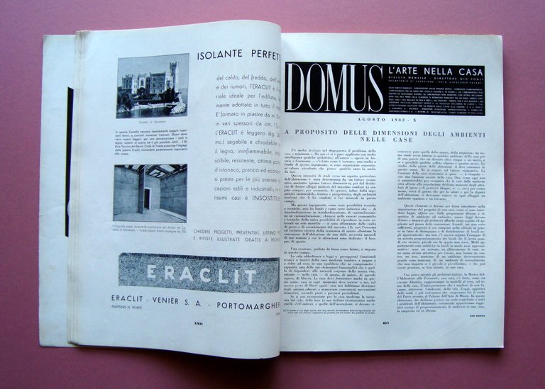 Domus L'Arte nella Casa N 56 Agosto 1932 Rivista Gio …