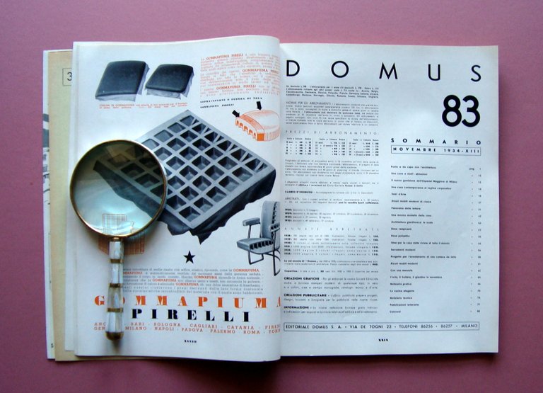 Domus L'Arte nella Casa N 83 Novembre 1934 Rivista Gio …