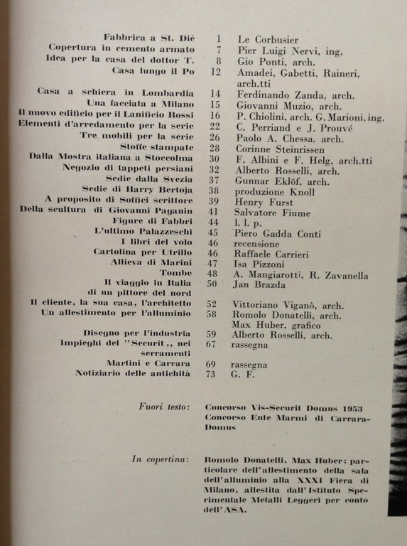 Domus Rivista di Architettura Arredamento Arte N. 283 Giugno 1953 …