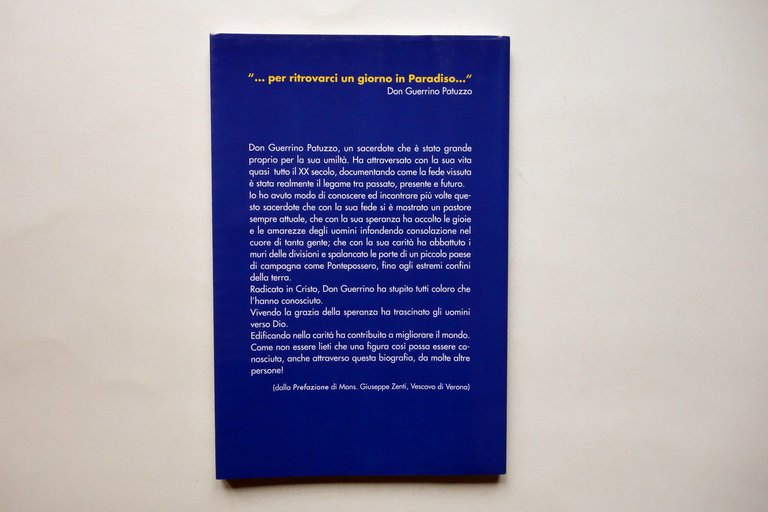 Don Guerrino Patuzzo Valerio Lessi 2010 ErbÈ Pontepossero Oppeano | Immagine Gallery 2