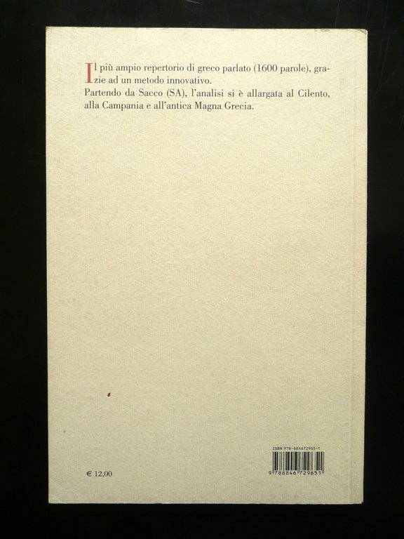 Donato Comunale Il Dialetto Greco del Sud Padre del Latino …