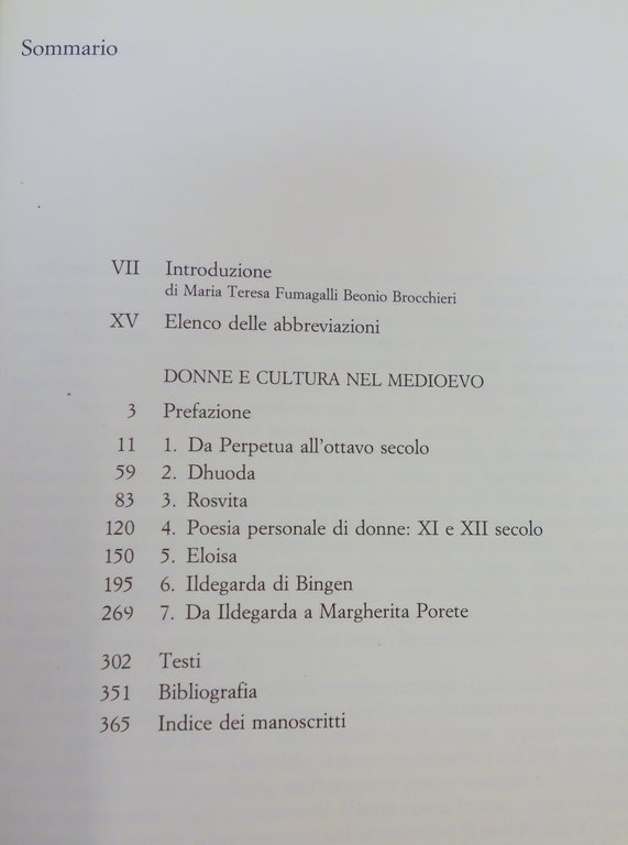 DONNE E CULTURA NEL MEDIOEVO SCRITTRICI MEDIEVALI II-XIV SEC. DRONKE …