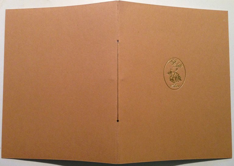 Dopo Scala Menu Biffi Scala Milano 7 Dicembre 1985