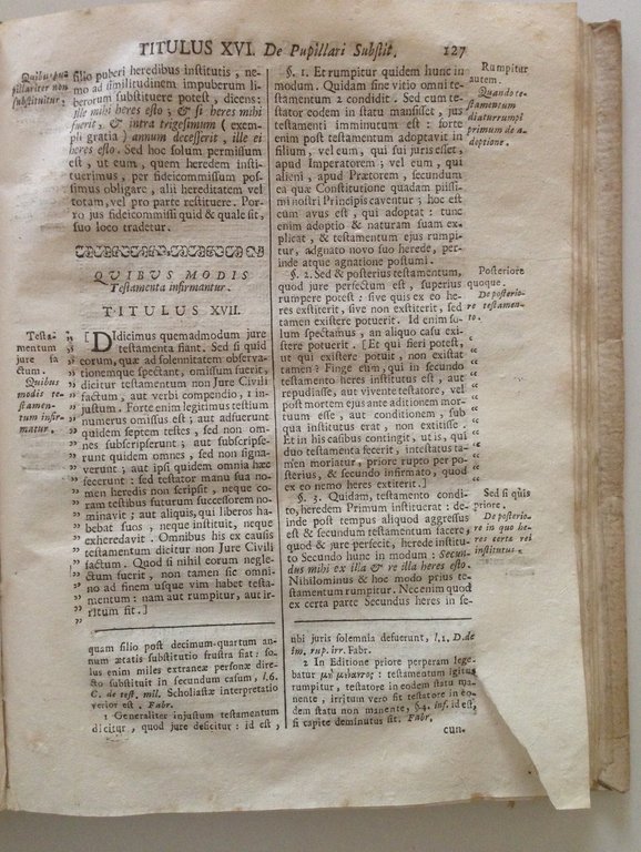 DOUJATIUS JOANNES THEOPHILI ANTECESSORIS INSTITUTIONUM LIBRI QUATUOR EX JACOBI C