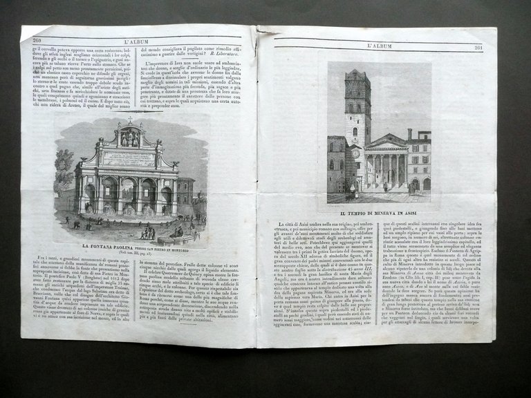 Duca Ottoni Boncompagni Tempio Minerva Assisi L'Album Roma Anno IV …