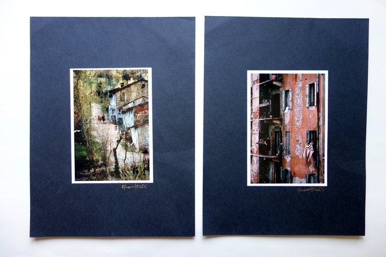 Due Fotografie Originali a Colori Firmate Mauro Stradi Periferia Casolare … | Immagine Gallery 1