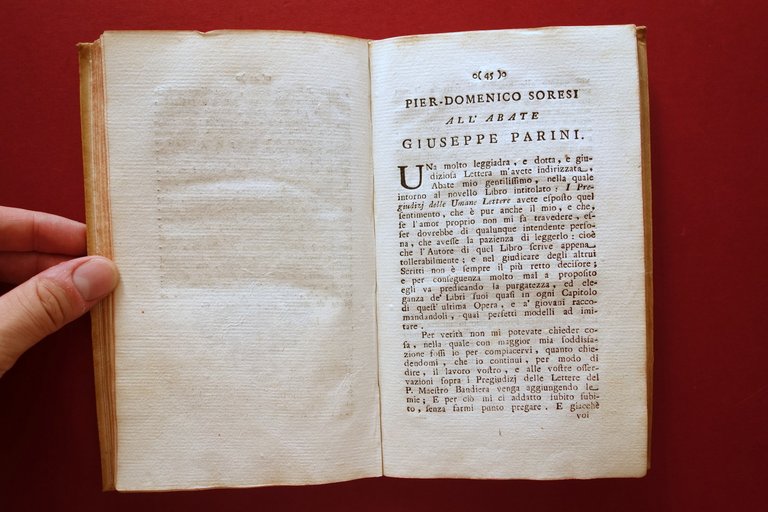 Due Lettere Intorno al Libro I Pregiudizi delle Umane Lettere …