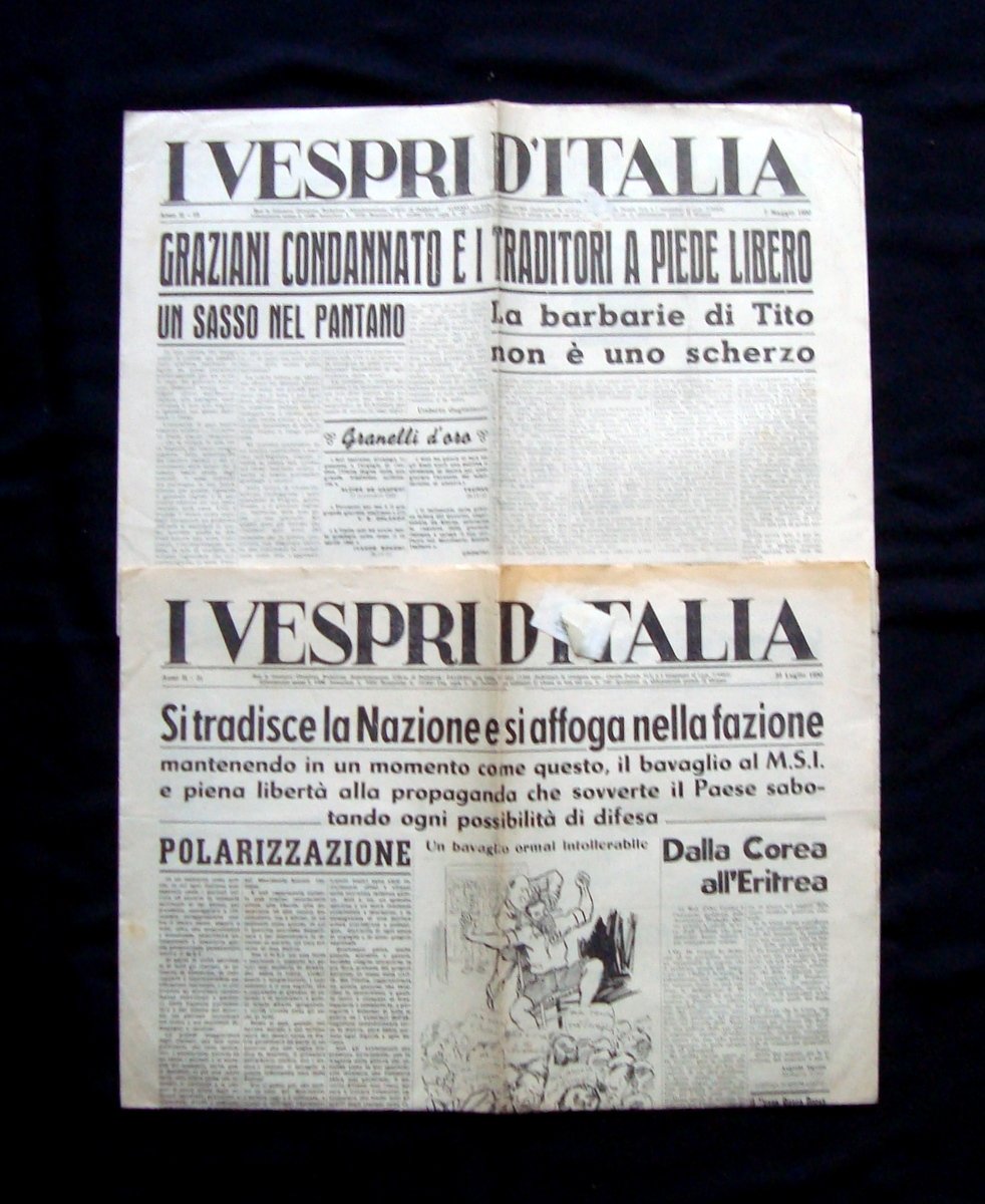 due numeri I Vespri d'Italia Anno II n 19 31 …