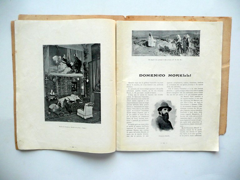 E. Dalbono Domenico Morelli L'Artista Moderno Num. Straordinario 10-25/10/1908