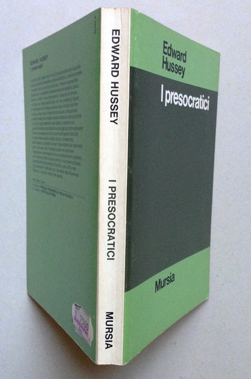 Edward Hussey I Presocratici Mursia Editore Milano 1977 | Immagine Gallery 2