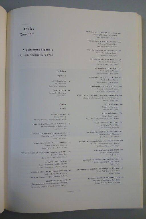 EL CROQUIS ARQUITECTURA ESPANOLA SPANISH ARCHITECTURE 62-63 MADRID 1993 | Immagine Gallery 3