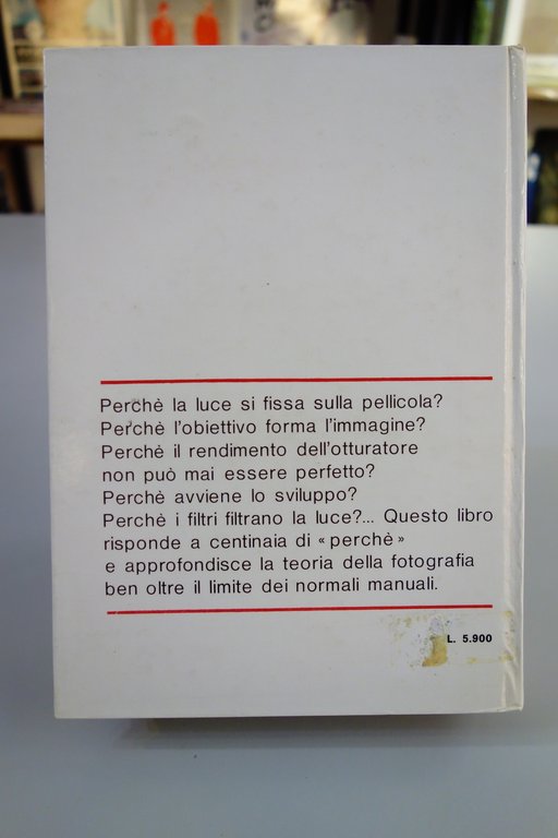 ELEMENTI DI FOTOGRAFIA MICCI EFFE MANUALE 1977 OTTICA OTTURATORE NEGATIVO …