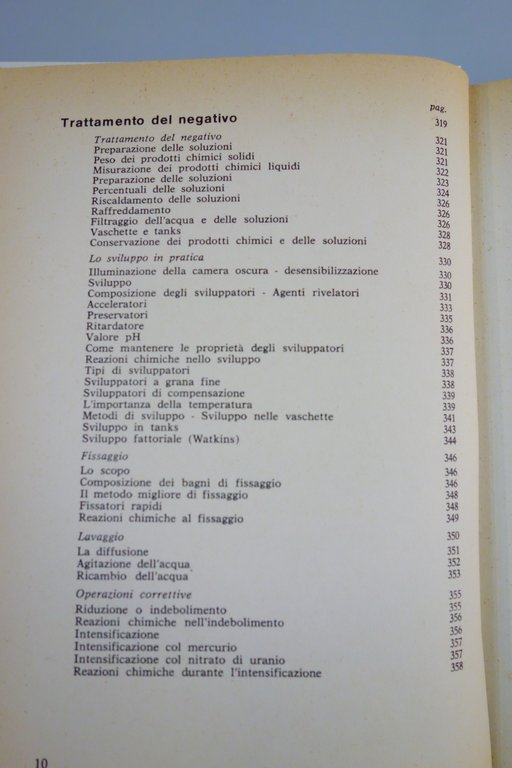 ELEMENTI DI FOTOGRAFIA MICCI EFFE MANUALE 1977 OTTICA OTTURATORE NEGATIVO …