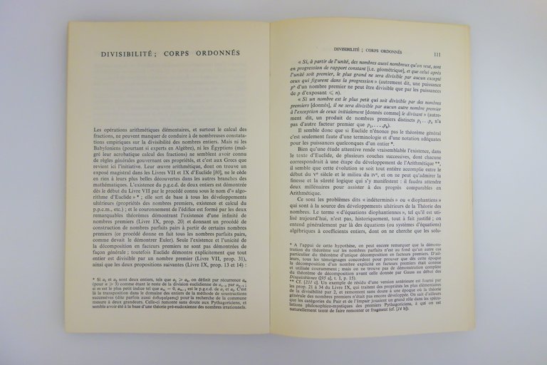 ELEMENTS D'HISTOIRE DES MATHEMATIQUES BOURBAKI HERMANN 1960 FRANCESE