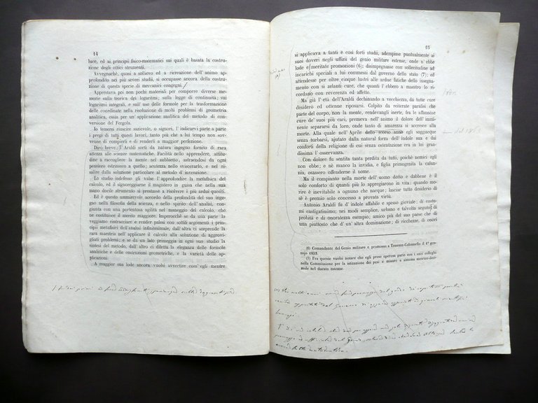 Elogio di Antonio Araldi Pietro Riccardi Soliani Modena 1867 Matematica | Immagine Gallery 4