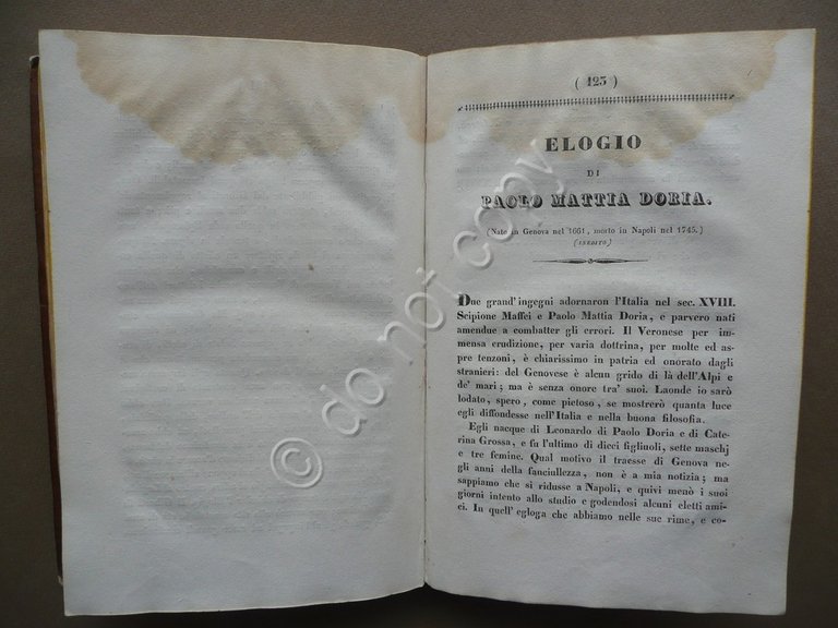 Elogj di Liguri Illustri Scritti dal G.B. Spotorno Stamperia Parodi …