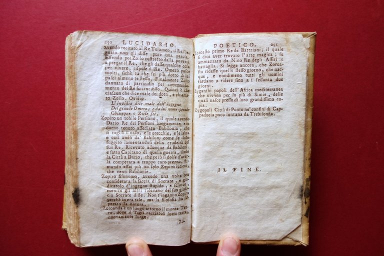 Elucidario Poetico Raccolto da Hermanno Torrentino Lovisa 1756 2 Tomi