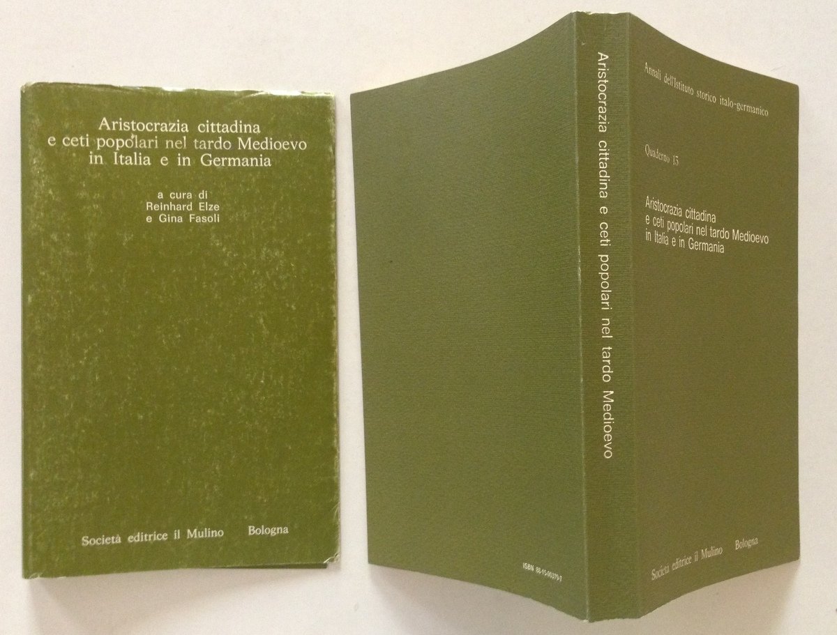 Elze Fasoli Aristocrazia Cittadina Ceti Popolari Tardo Medioevo Italia Germania | Immagine principale