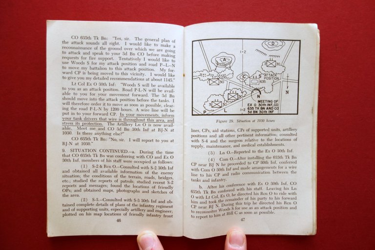 Employment of Tanks With Infantry War Department USA 1944 WW2 …