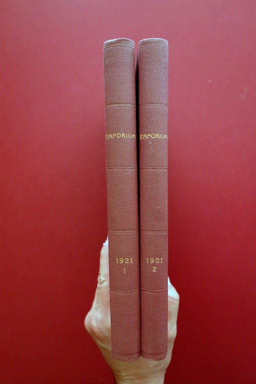 Emporium 12 Numeri 1921 Annata Completa 2 Volumi Copertine Ponti …