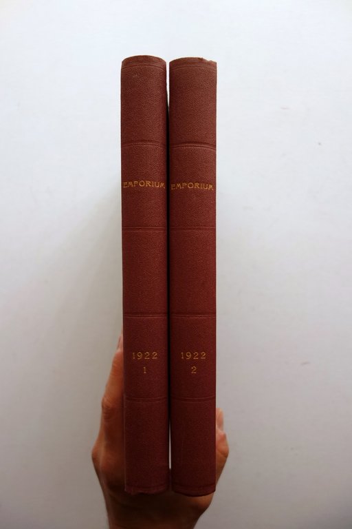 Emporium Rivista Illustrata 12 Numeri 1922 Annata Completa 2 Volumi …