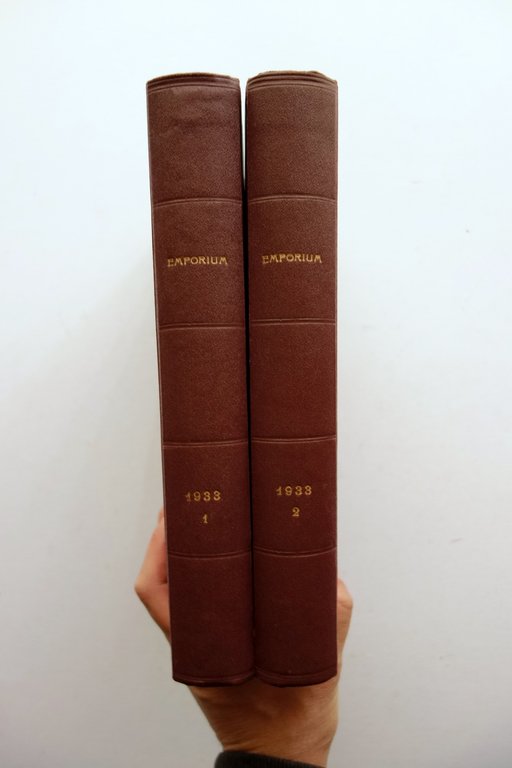 Emporium Rivista Illustrata 12 Numeri 1933 Annata Completa 2 Volumi …