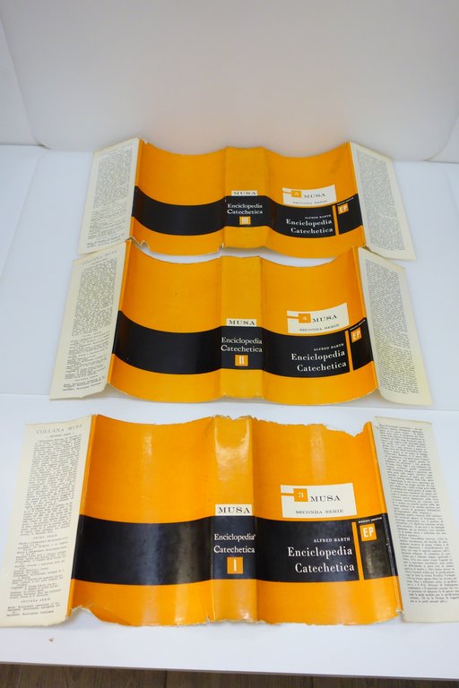 ENCICLOPEDIA CATECHETICA BARTH EDIZIONI PAOLINE MUSA CATECHISMO DOTTRINA 3 VOLL