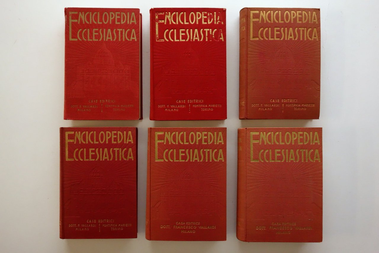 Enciclopedia Ecclesiastica Mons. Bernareggi Vallardi Marietti 1942-55 6 Volumi | Immagine principale