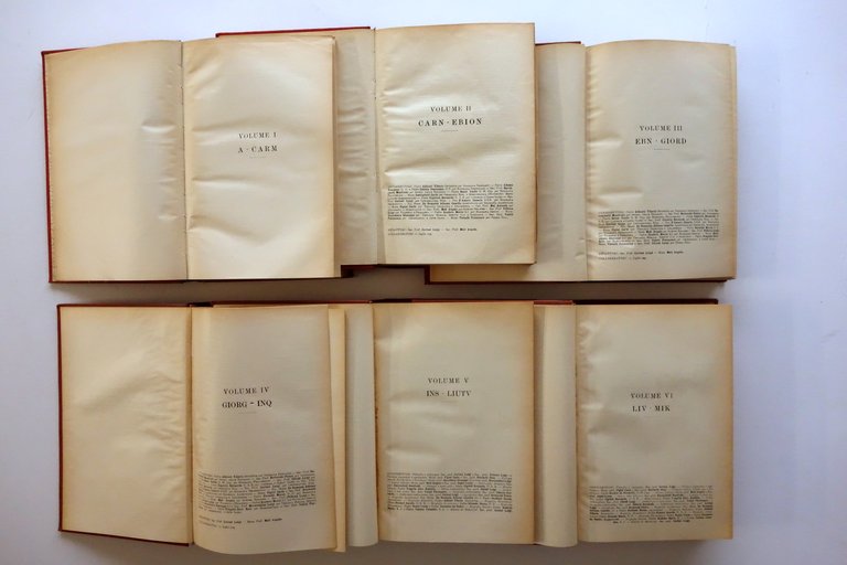 Enciclopedia Ecclesiastica Mons. Bernareggi Vallardi Marietti 1942-55 6 Volumi | Immagine Gallery 3