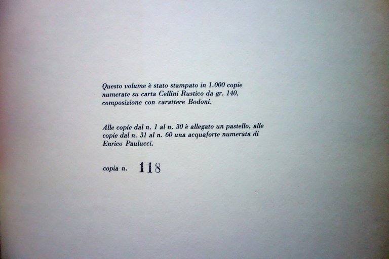 Enrico Paulucci Disegni Edizioni Galleria 13 Reggio Emilia 1984 Numerato
