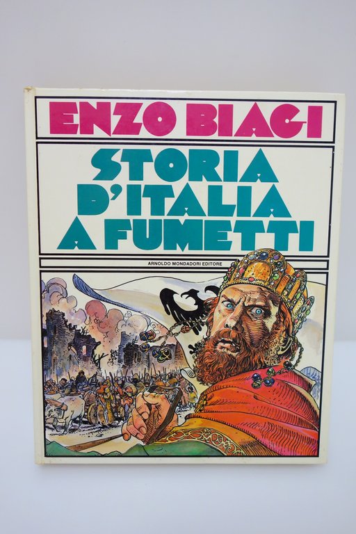 ENZO BIAGI STORIA D'ITALIA A FUMETTI MONDADORI 1978 3 VOLUMI