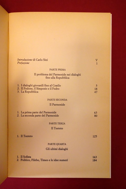 Enzo Paci Il Significato del Parmenide nella Filosofia di Platone …