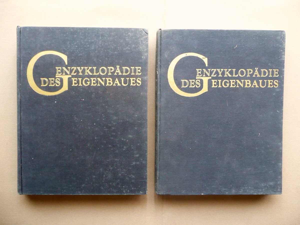 Enzyklopadie des Geigenbaues Karel Jalovec Artia 1965 2 Volumi Completo …