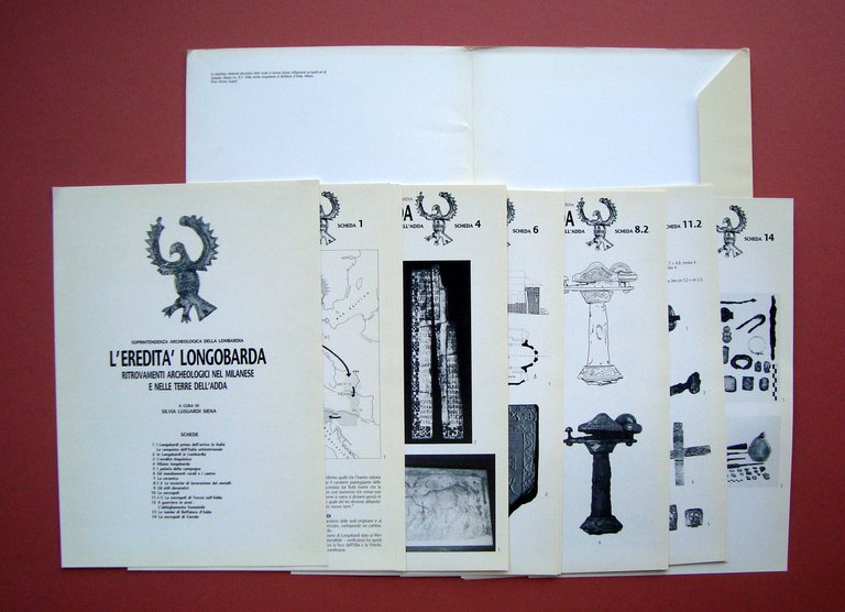 Eredit‡ Longobarda 1989 Archeologia Lombardia ritrovamenti Milanese e terre Adda