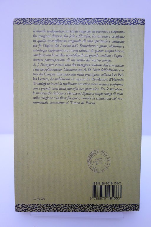 ERMETISMO E MISTICA PAGANA FESTUGIERE IL MELANGOLO 1991 RARO | Immagine Gallery 2